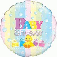Baby Shower Rubber Duckie 18" Foil Balloon