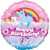 Rainbow Cutie Unicorn 18" Foil Balloon
