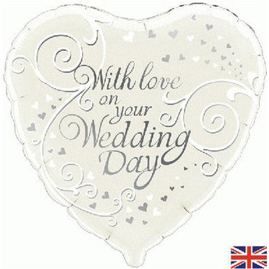 On Your Wedding Day 18" Foil Balloon