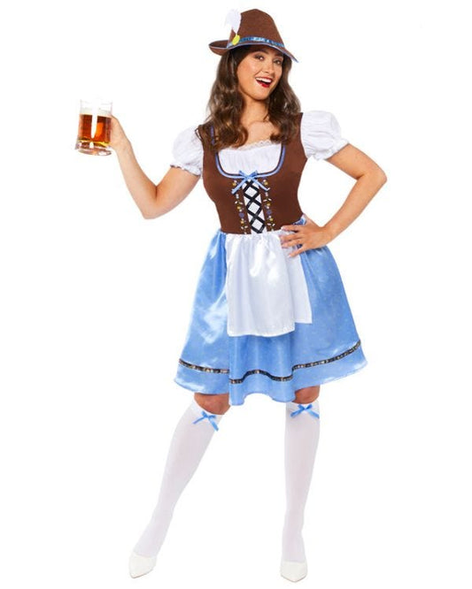 Bavarian Girl Blue Costume