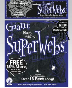 Black Spider Webbing 20g