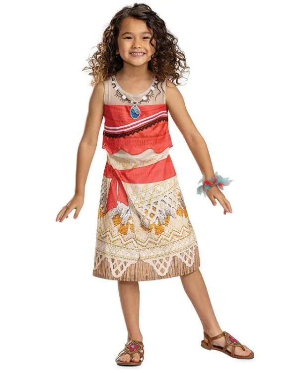 Official Disney Deluxe Moana Child Costume