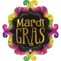 Mardi Gras Supershape Balloon