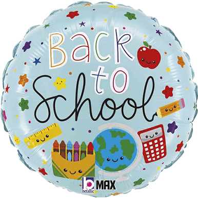 Back to School 18" Foil Balloon