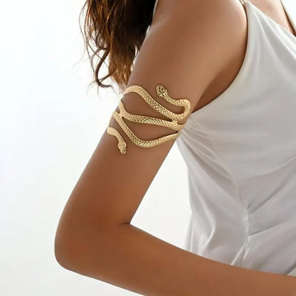 New Snake Arm Band/ Cuff Bracelet Gold