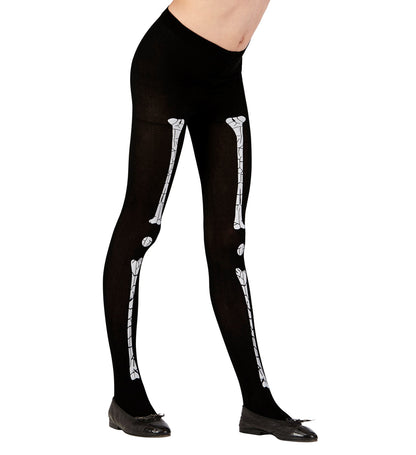 Skeleton Tights Child Size
