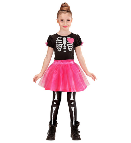 Skeleton Tights Child Size
