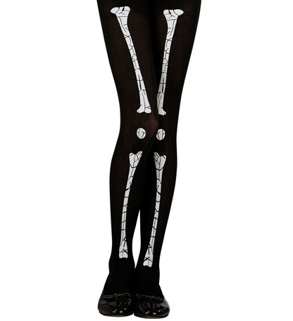Skeleton Tights Child Size