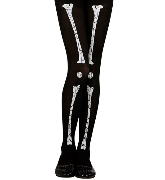 Skeleton Tights Child Size