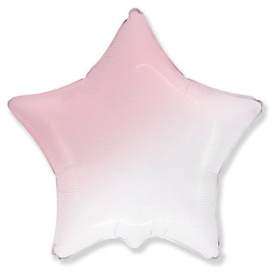 Plain Star Gradient 20" Foil Balloon