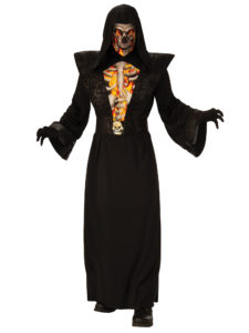 Fiery Skeleton Ghoul Costume