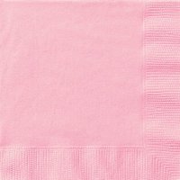 Pale Pink Lunch Napkins - 20pkt