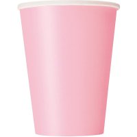 Pale Pink Paper Cups - 8pkt