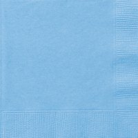 Powder Pale Blue Lunch Napkins - 20pkt