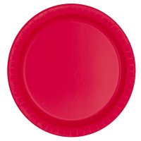 Red Paper Plates - 8pkt