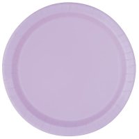 Purple Lilac Paper Plates - 16pkt