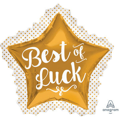 Best of Luck Supershape Foil Balloon