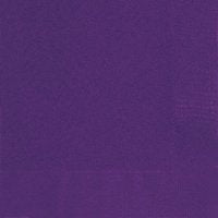 Purple Lunch Napkins - 20pkt