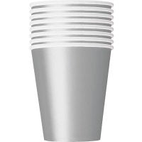 Silver Paper Cups - 8pkt
