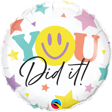 You Did It 18" Foil Balloon