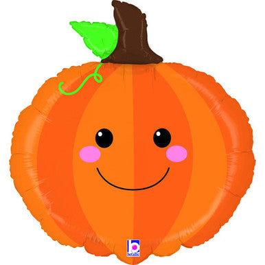 Cute Pumpkin Supershape Foil Balloon