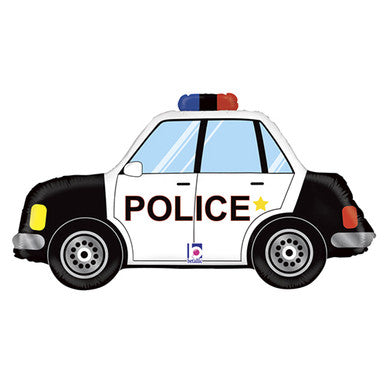 Police Car Supershape Balloon