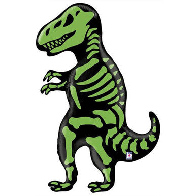 Dinosaur Fossil T-rex Supershape Foil Balloon