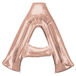 Giant Foil Letter Rose Gold