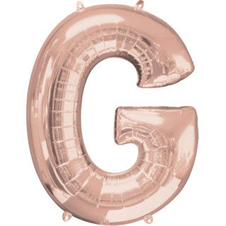 Giant Foil Letter Rose Gold