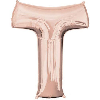 Giant Foil Letter Rose Gold