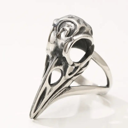 Raven Skull Ring
