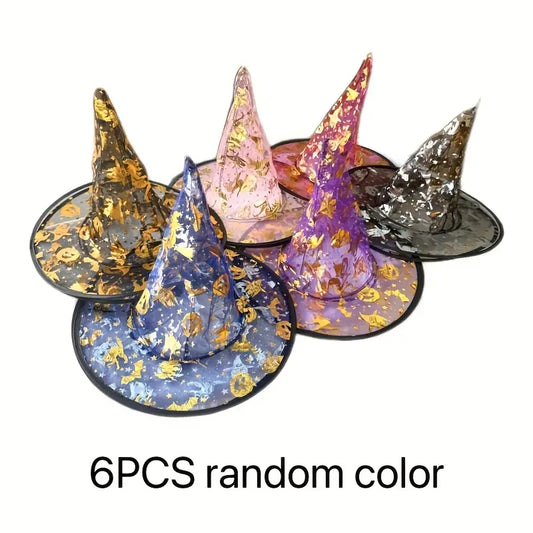 🌟New🌟 Clear Printed Witch Hat