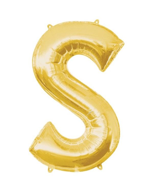 Giant Foil Letter Gold
