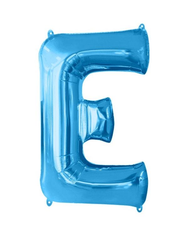 Giant Foil Letter Blue