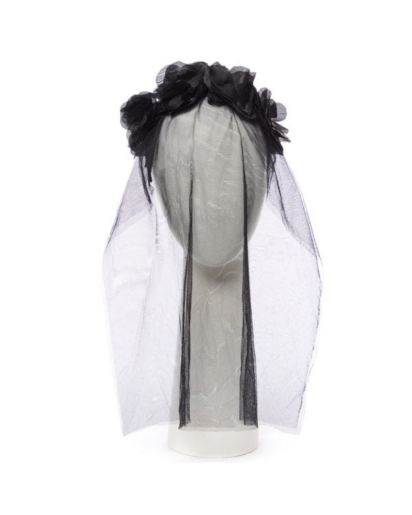 Black Dead Bride Veil