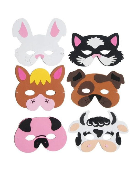 Farm Animal Foam Mask