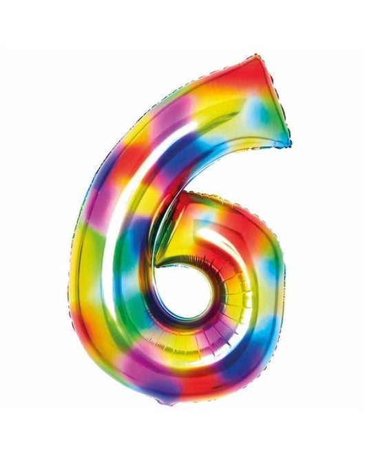 Giant Foil Number Balloon - 6