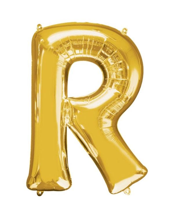 Giant Foil Letter Gold