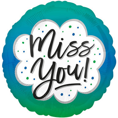 Miss You 18" Foil Balloon