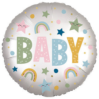Baby Rainbows 18" Foil Balloon