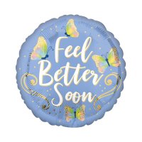 Feel Better Soon Butterflies 18" Foil Balloon