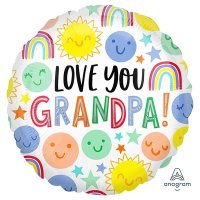 I Love Grandad/ Grandpa 18" Foil Balloon