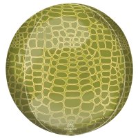 Dinosaur Print Orbz Foil Balloon