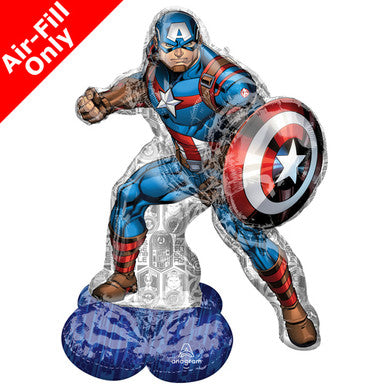 Captain America Airfilled Airloon Foil Balloon