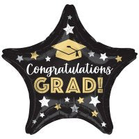 Congratulations Grad Star 18" Foil Balloon