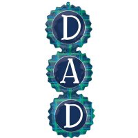 Dad 38" Supershape Foil Balloon