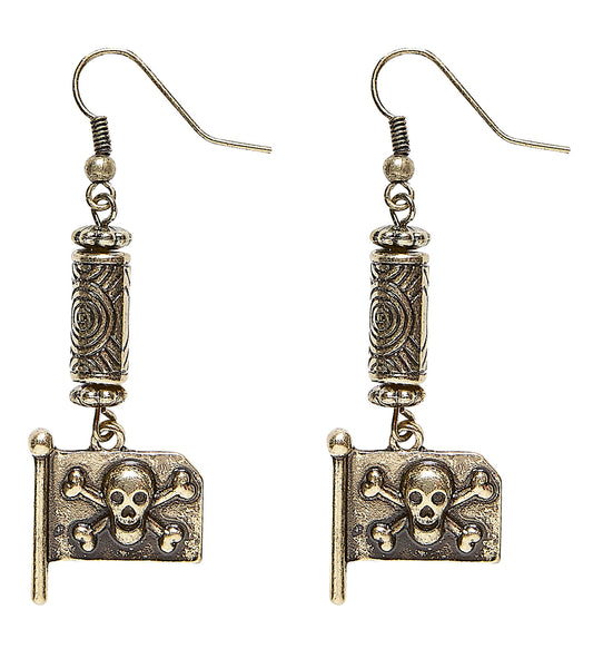 Pirate Flag Earrings