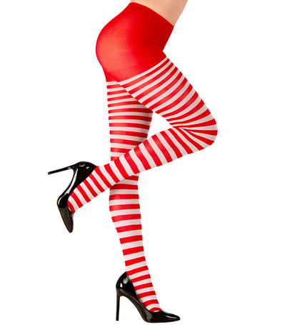 Opaque Striped Tights