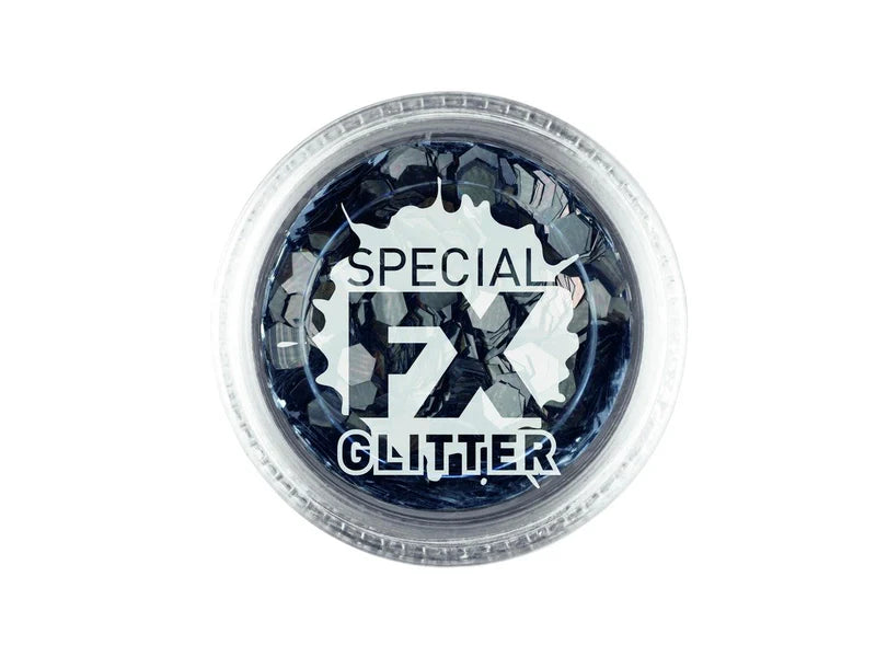 Confetti Face and Body Glitter Black Shaker Pot