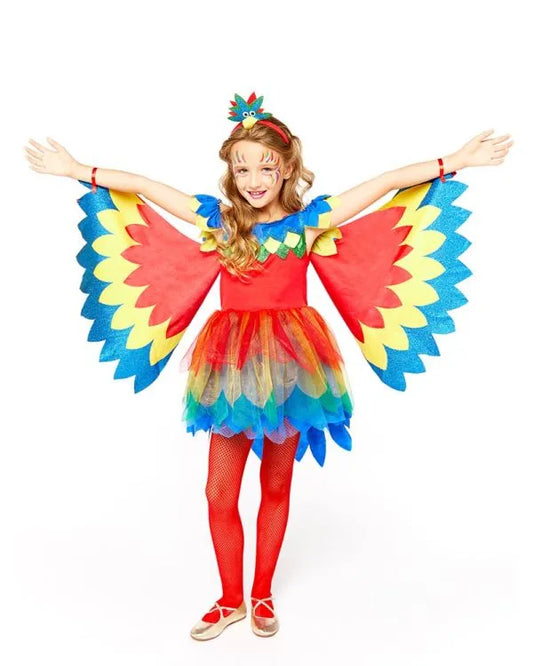 Parrot Girl Child Costume